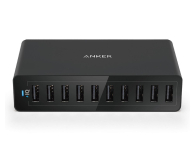 Anker PowerPort 10 - 10x USB (do 60W, 5v, 2.4A) - 525765 - zdjęcie 1