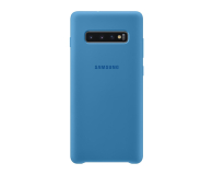 Samsung Silicone Cover do Galaxy S10+ niebieski - 478390 - zdjęcie 1
