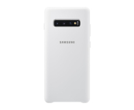 Samsung Silicone Cover do Galaxy S10+ biały - 478389 - zdjęcie 1