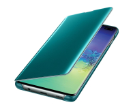 Samsung Clear View Cover do Galaxy S10+ zielony - 478385 - zdjęcie 1