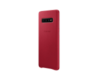 Samsung Leather Cover do Galaxy S10+ czerwony - 478408 - zdjęcie 4
