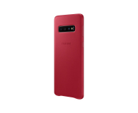 Samsung Leather Cover do Galaxy S10 czerwony - 478372 - zdjęcie 4