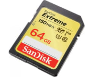 SanDisk 64GB SDXC Extreme zapis 60MB/s odczyt 150MB/s - 485328 - zdjęcie 2