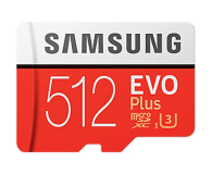 Samsung 512GB microSDXC Evo Plus zapis 90MB/s odcz 100MB/s - 485618 - zdjęcie 1
