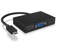 ICY BOX USB-C - HDMI, DisplayPort, VGA - 505356 - zdjęcie 2