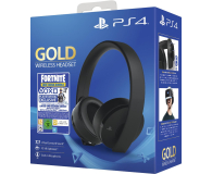 Sony PlayStation 4 Wireless Headset Gold + Fortnite DLC - 510222 - zdjęcie 1