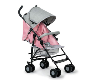 Kinderkraft Wózek spacerowy Rest pink z akcesoriami - 360656 - zdjęcie 1