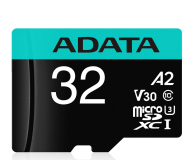 ADATA 32GB microSDHC Premier Pro 100MB/s U3 V30S A2 - 512447 - zdjęcie 1