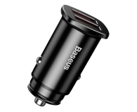 Baseus Ładowarka samochodowa 2x USB, QC 3.0 (czarny) - 509280 - zdjęcie 1