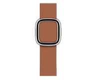 Apple Pasek skórzany z klamrą do Apple Watch brązowy - 516003 - zdjęcie 2