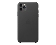 Apple Leather Case do iPhone 11 Pro Max Black - 514621 - zdjęcie 1