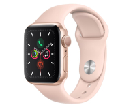 Apple Watch 5 40/Gold Aluminium/Pink Sport GPS - 515902 - zdjęcie 1