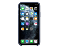Apple Leather Case do iPhone 11 Pro Max Midnight Blue - 514622 - zdjęcie 3