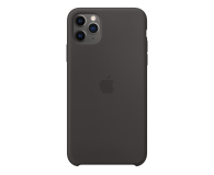 Apple Silicone Case do iPhone 11 Pro Max Black - 514610 - zdjęcie 1