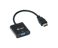 i-tec Adapter kablowy HDMI - VGA Cable FULL HD 60 Hz Audio 15 cm - 518334 - zdjęcie 2