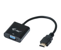 i-tec Adapter kablowy HDMI - VGA Cable FULL HD 60 Hz Audio 15 cm - 518334 - zdjęcie 1