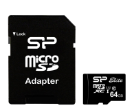 Silicon Power 64GB microSDXC Elite 85MB/s C10 UHS-I U1 - 518584 - zdjęcie 1