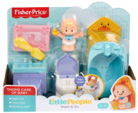 Fisher-Price Little People Figurka Kąpiel i toaleta bobasa - 539452 - zdjęcie 2