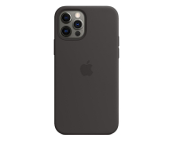 Apple Silikonowe etui iPhone 12|12Pro czarne - 598777 - zdjęcie 1
