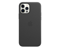 Apple Skórzane etui iPhone 12|12Pro czarne - 607221 - zdjęcie 1