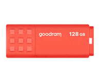 GOODRAM 128GB UME3 odczyt 60MB/s USB 3.0 pomarańczowy - 606355 - zdjęcie 1