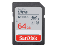 SanDisk 64GB SDXC Ultra 120MB/s C10 UHS-I - 609131 - zdjęcie 1