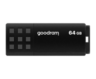 GOODRAM 64GB UME3 odczyt 60MB/s USB 3.0 czarny - 606358 - zdjęcie 1