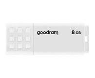 GOODRAM 8GB UME2 odczyt 20MB/s USB 2.0 biały - 606419 - zdjęcie 1