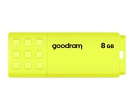 GOODRAM 8GB UME2 odczyt 20MB/s USB 2.0 żółty - 606425 - zdjęcie 1