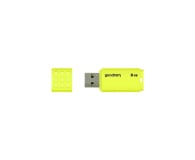 GOODRAM 8GB UME2 odczyt 20MB/s USB 2.0 żółty - 606425 - zdjęcie 2