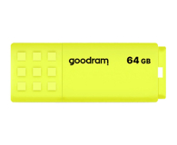GOODRAM 64GB UME2 odczyt 20MB/s USB 2.0 żółty - 606428 - zdjęcie 1