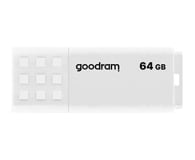 GOODRAM 64GB UME2 odczyt 20MB/s USB 2.0 biały - 606423 - zdjęcie 1