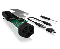 ICY BOX USB-C do M.2 NVMe (10 Gbps, Aluminium, RGB) - 601762 - zdjęcie 5