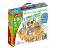 Quercetti Montessori Puzzle zwierzece - 545437 - zdjęcie 1
