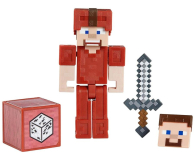 Mattel Minecraft Comic Maker Steve w skórzanej zbroi - 547064 - zdjęcie 1