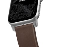 Nomad Pasek Skórzany do Apple Watch brązowo-srebrny - 540750 - zdjęcie 5