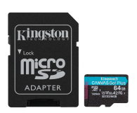Kingston 64GB Canvas Go! Plus 170MB/70MB (odczyt/zapis)