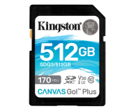 Kingston 512GB Canvas Go! Plus 170MB/90MB (odczyt/zapis)