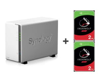Synology DS218j 4TB (2xHDD, 2x1.3GHz, 512MB,2xUSB,1xLAN) - 421894 - zdjęcie 1