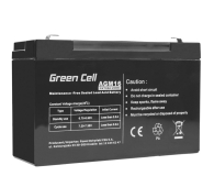Green Cell Akumulator AGM VRLA  6V 10Ah - 547930 - zdjęcie 1