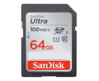 SanDisk 64GB SDXC Ultra Class10 100MB/s UHS-I - 559692 - zdjęcie 1