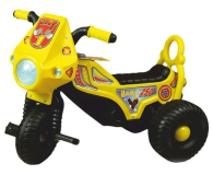 MARGOS Motorek trójkołowy HARY żółty - 558068 - zdjęcie 1
