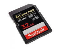 SanDisk 32GB SDHC Extreme Pro zapis 90MB/s odczyt 95MB/s  - 329838 - zdjęcie 2
