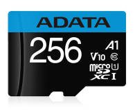 ADATA 256GB microSDHC Premier 100MB/s A1 V10 C10 UHS-I - 579900 - zdjęcie 1