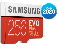 Samsung 256GB microSDXC Evo Plus zapis90MB/s odczyt100MB/s - 577328 - zdjęcie 2