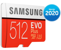 Samsung 512GB microSDXC Evo Plus zapis90MB/s odczyt100MB/s - 577329 - zdjęcie 2
