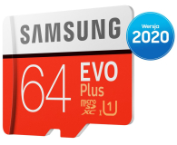 Samsung 64GB microSDXC Evo Plus zapis20MB/s odczyt100MB/s - 577324 - zdjęcie 3