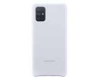 Samsung Silicone Cover do Galaxy A41 biały - 587637 - zdjęcie 1