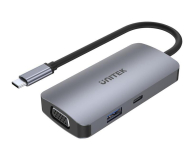 Unitek USB-C - 2x HDMI, VGA, USB 3.1, PD (MST - 3 ekrany) - 587853 - zdjęcie 2