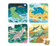 Janod Puzzle progresywne w walizce Dinozaury 4 układanki – 6, 9, 1 - 1008722 - zdjęcie 2